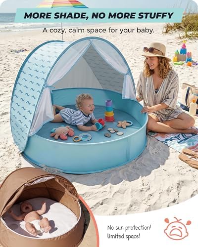 Pop-Up Baby Beach Pool Tent - Image 3