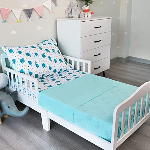 Biloban 3-Piece Toddler Sheet Set Microfiber, Toddler Bedding Set by Bilobanbabybedding