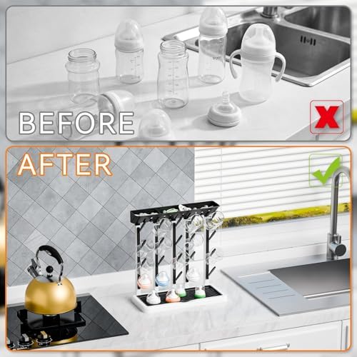 Yieach Larger Baby Bottles Drying Rack - Image 5