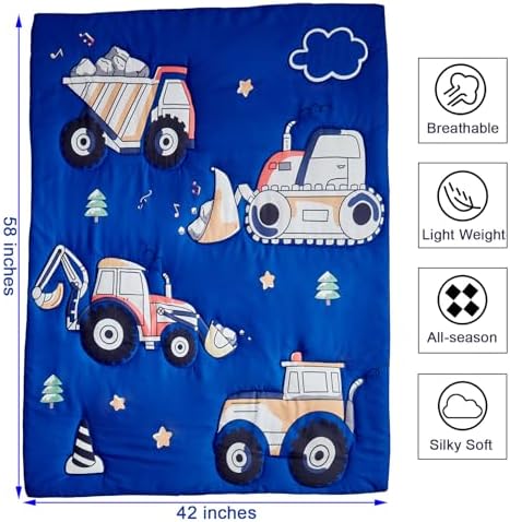 Construction Toddler Bedding Set - Image 4