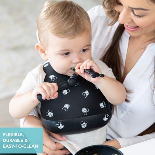 Bumkins Disney Bibs, Silicone Pocket - Image 5