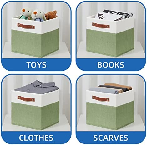 Temary Fabric Storage Bin 11x11 Cube Storage Bins - Image 4