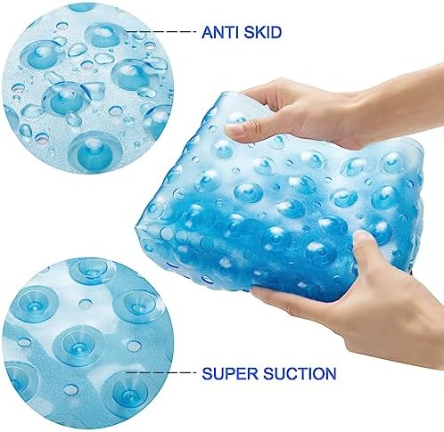AmazerBath Bath Tub Mat, Medium Size 27.6 x 15 Inches Non-Slip Shower Mats - Image 2