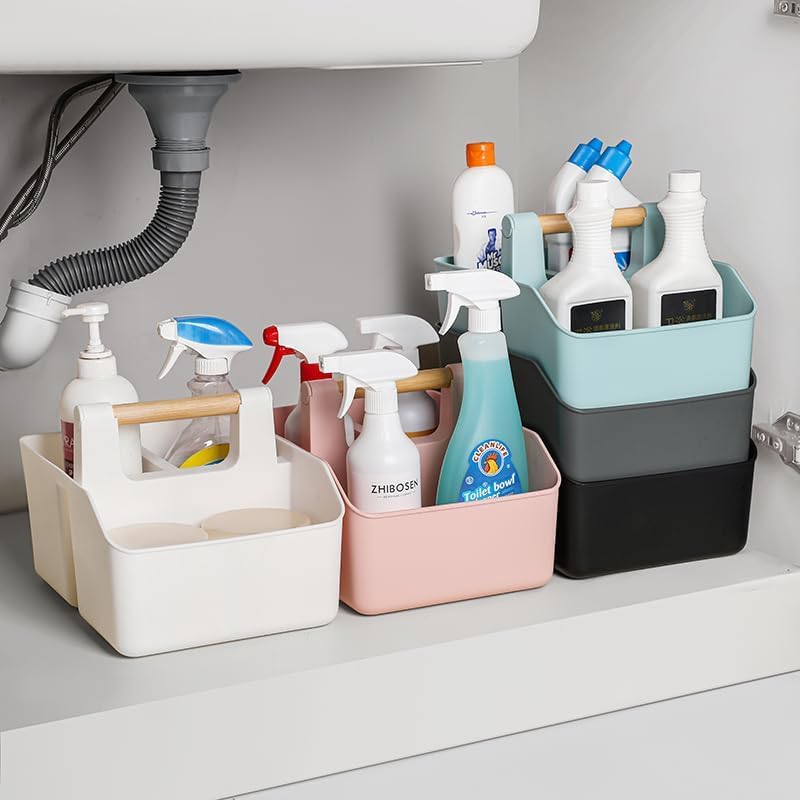 rejomiik Plastic Shower Caddy, Portable Basket - Image 5
