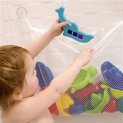 Bath Toy Organizer Mesh Bag Baby Bathtub Hanging Storage Bag Quick Drying - Image 3