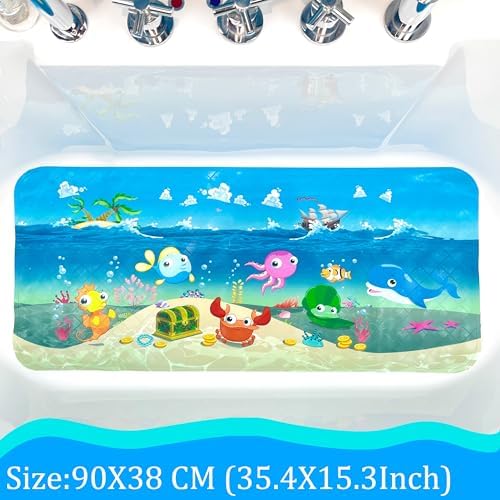 Cute Cartoon Non-Slip Bath Mat for Tub - Image 4