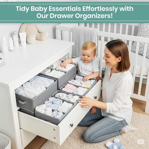 RFAQK 18 Pack Drawer Organizer Clothes-3 Sizes Dresser Organizer - Image 4