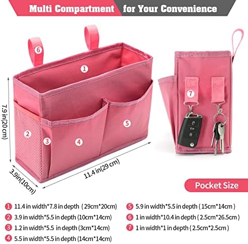 Bunk Bed Organizer, Bedside Caddy Hanging Storage Bag - Image 2