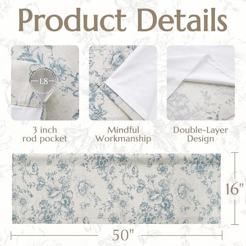jinchan Linen Kitchen Valance - Image 6