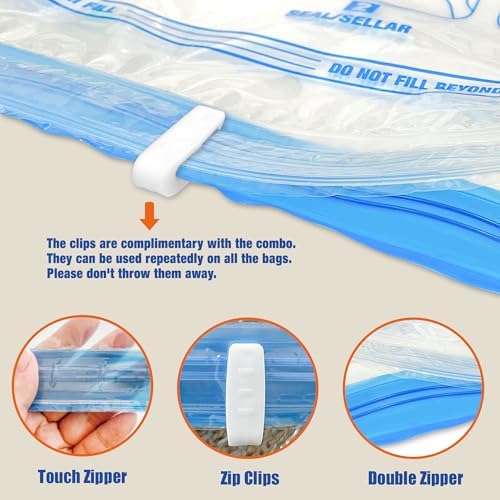 18 Compression Bags for Travel Essentials, Vacuum Packing Space Saver Bags for - Image 6