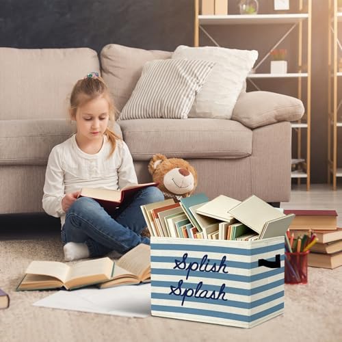 Boho Bath Time Affirmation Storage Bins Box - Image 5
