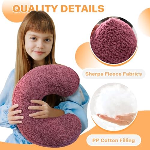 Plush Letter Pillow Green Alphabet F Throw Pillow Cushion Lambs Wool Decor - Image 3