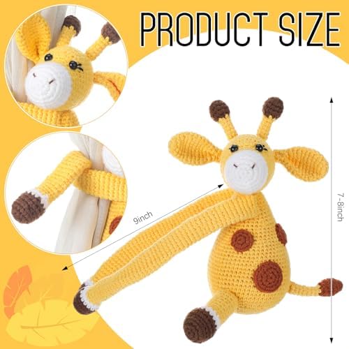 Moukeren Safari Animals Curtain Tie Back Giraffe Shape Curtain Tie Back Jungle - Image 2
