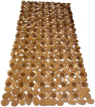 “Pebbles” Non-Slip Bathtub/Shower Mat 27.5”x14” Rectangular, Machine-Washable - Image 2
