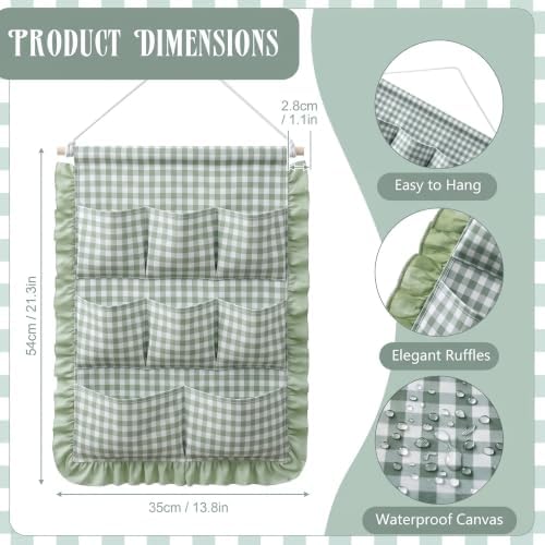 Amyhill Gingham Wall Hanging Organizer - Image 2