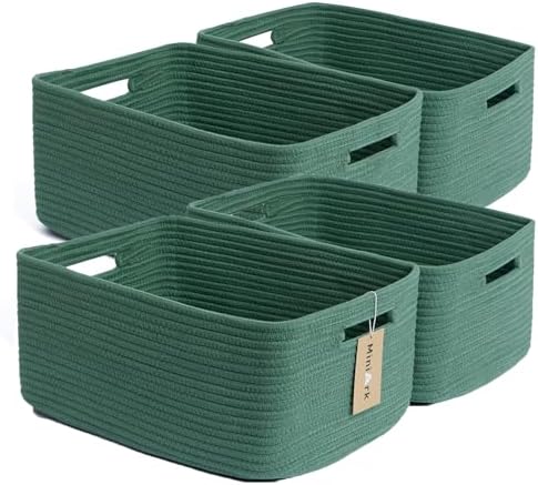 MiniArk Large Storage Baskets for Organizing, Baby Nursery, Toy Bins Box by MiniArkStorageBasketsHome