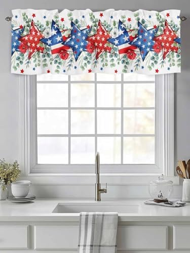 4th of July Kitchen Curtains Valances - Image 2