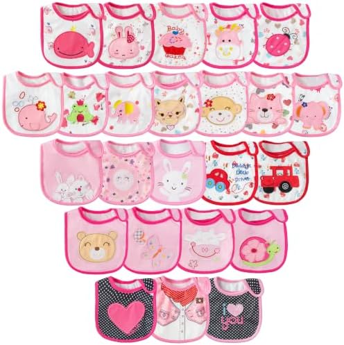 Cotton Waterproof Baby Bibs by 2ooya
