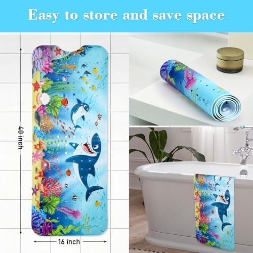 Secopad Bathtub Mat Non Slip, Cute Tub Mat - Image 6
