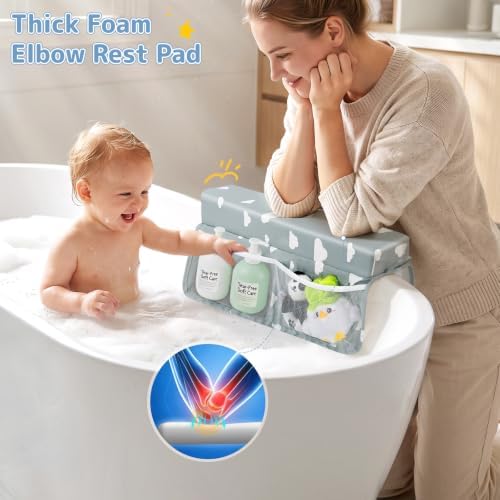 Comfortable Baby Bath Kneeler and Elbow Rest Pad Set - Image 3