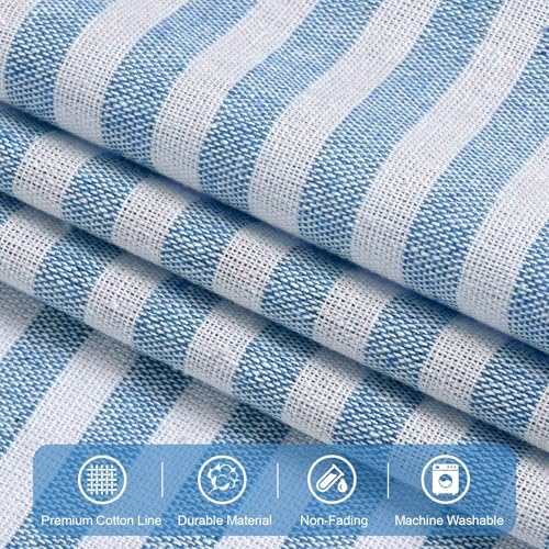 ASPMIZ Linen Kitchen Curtains 36 Inch Length, Farmhouse Kitchen Window Curtain - Image 6