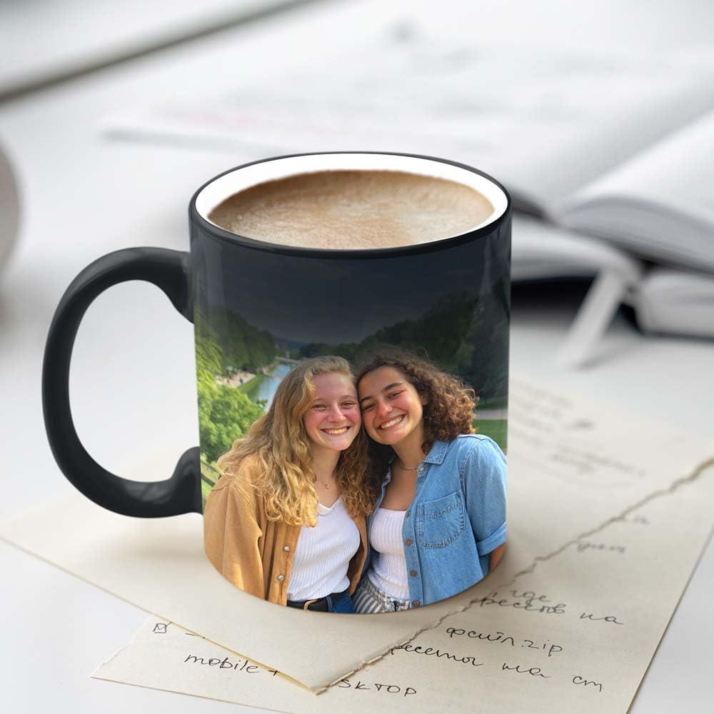 Custom Mug, Customized Photo Coffee Mug, Personalized 11 Oz Ceramic Mug with Text Logo Photo, Taza Personalizadas for Men Women