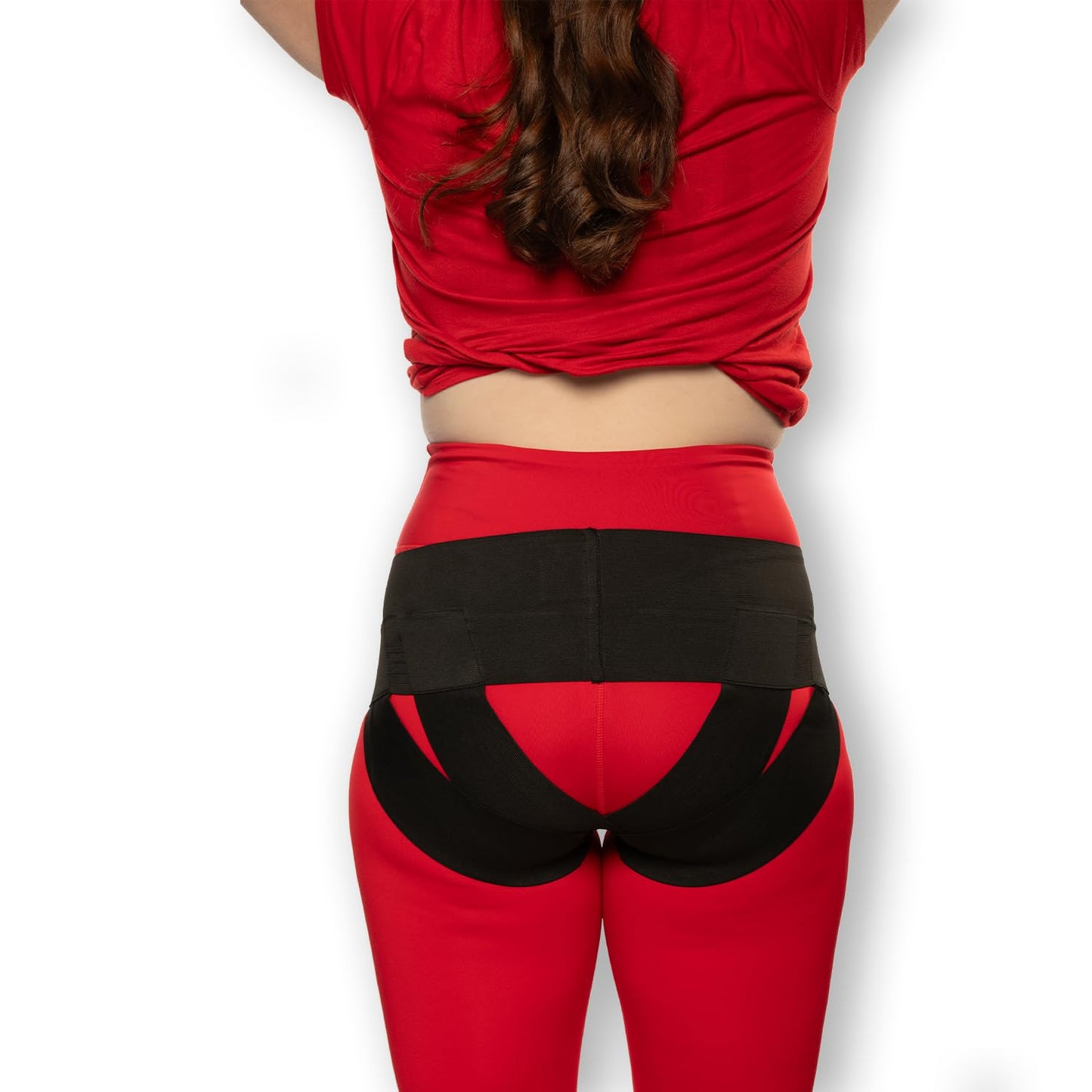 Women’s Pelvic Orthotic Support Belt ― Uterus Girdle for Prolapsed Bladder | Vulvar Varicosities | Postpartum Recovery | Dysfunction Pain Relief - High Waist (Black - X large)