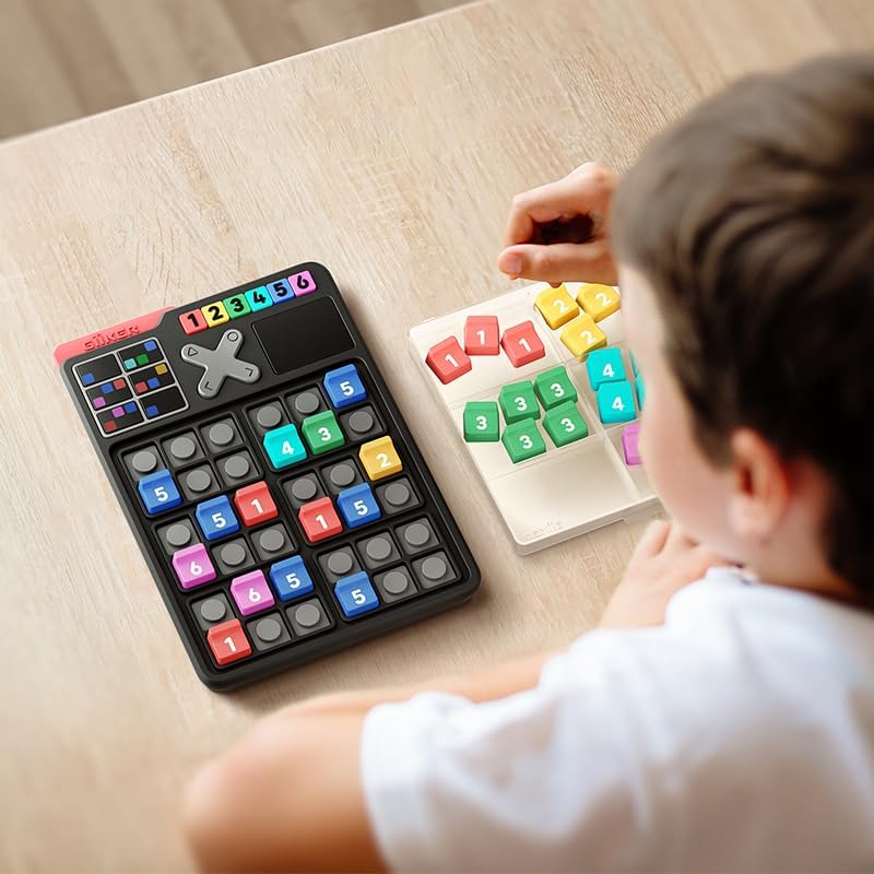 GiiKER Smart Sudoku Puzzle Games, Original 2500 Challenges Sudoku for Kids, Brain Teaser Puzzle for Kids, Travel Games Birthday Gifts for Boys Girls, Easter Basket Stuffers Toys for All Ages