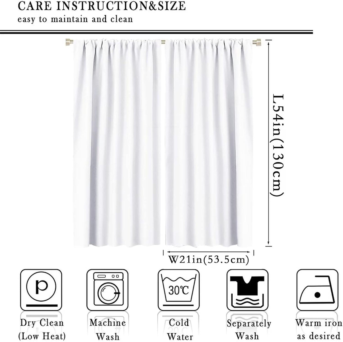 Kids Dinosaur Curtains for Boys Girls Bedroom Decor Cartoon Dino Colorful Cute Funny Animal Printed Blackout Rod Pocket Window Drapes for Baby Nursery Playroom Living Room W21xL54in 2 Panels