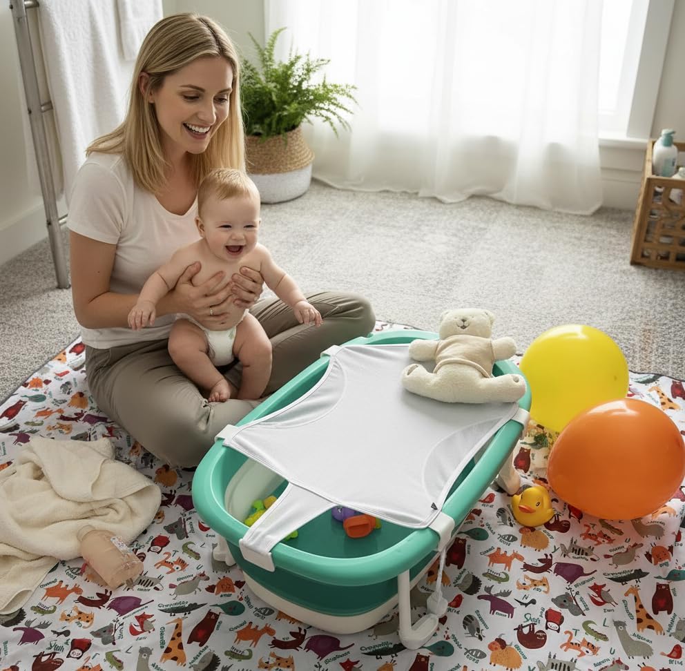 Waterproof High Chair Splat Mat – Machine Washable Floor & Table Protector - Image 6