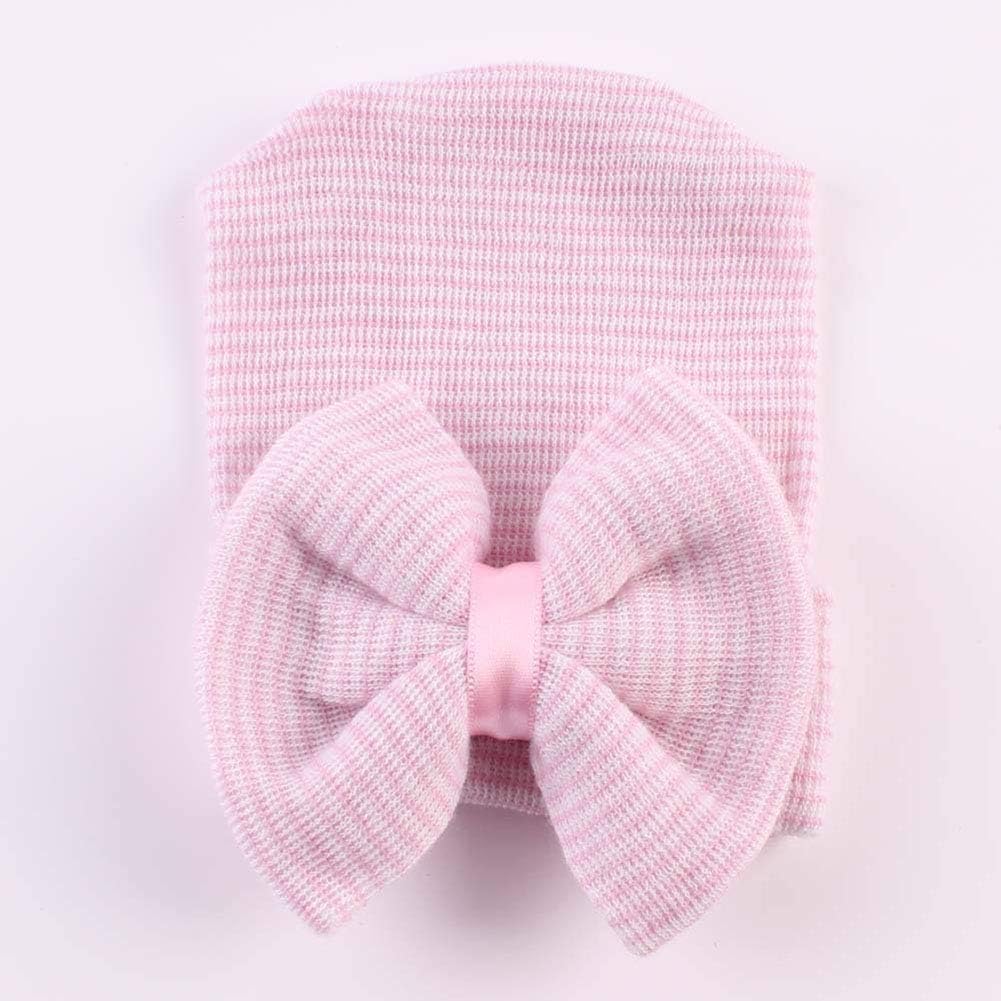 Baby Caps and Mittens Newborn Hospital Beanie Hats No Scratch Gloves Soft Babies Gift Set for Boys Girls