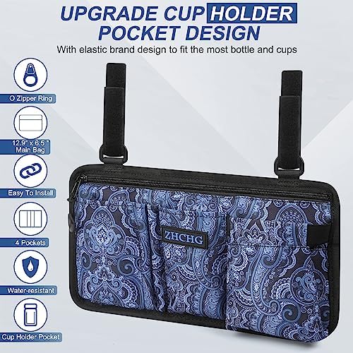 Wheelchair Side Bag, Wheel Chair Armrest Pouch Accessories - Image 5