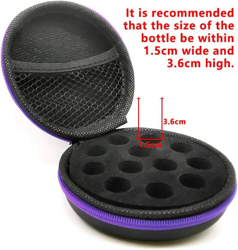 Essential Oil Carrying Case for 1ml 2ml Roller Bottles Portable Storage Bag - Image 2