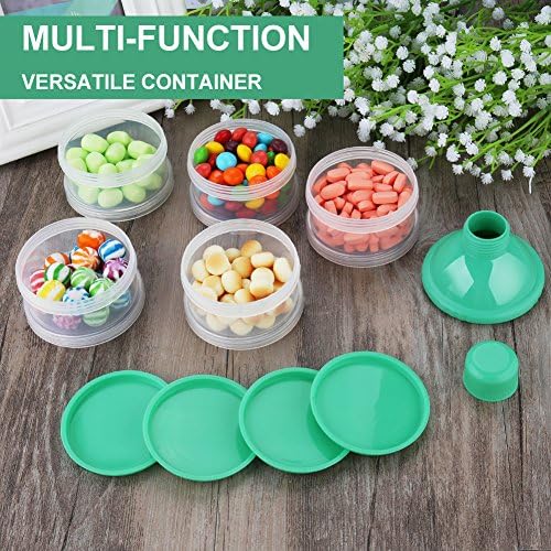 Accmor Formula Dispenser On The Go, 5 Compartments Stackable Formula Container - Image 3