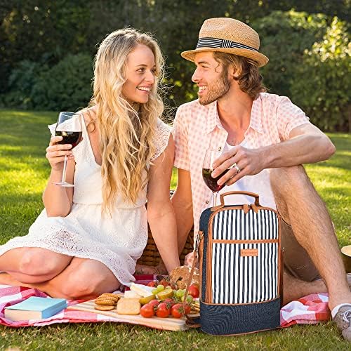 Tirrinia 2 Bottle Wine Cooler Bag Tote - Image 5