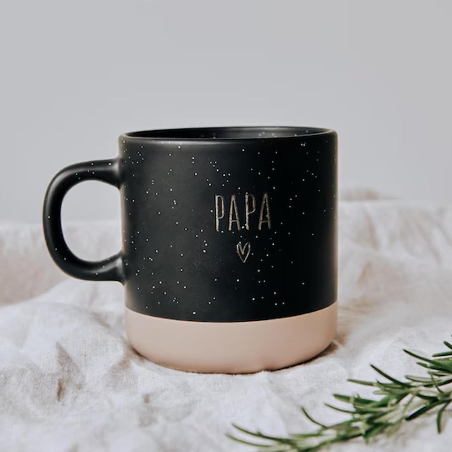 Personalized Ceramic Dad Coffee Mug, Customized Mugs with Name & Logo for Family, Men Women, Engraved 12 Oz Tea Cup for Travel, Microwave Dishwasher, Unique Design Bithday Gifts for Teacher