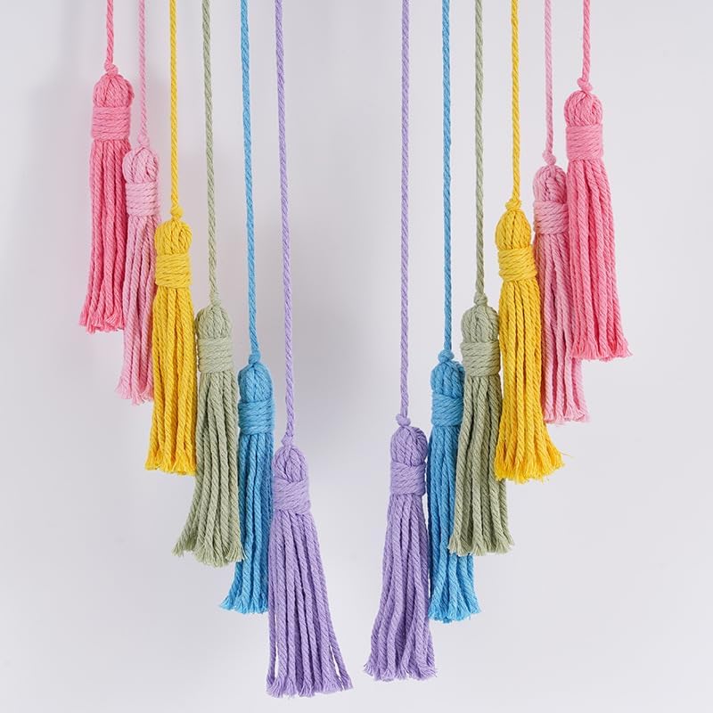 Rainbow Macrame Wall Hanging, Girls Room Decor - Image 6