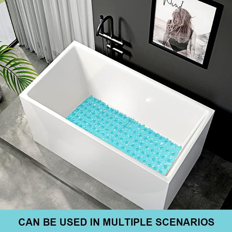Pebble Shower Mat for Bathtub Non Slip 35"X16" - Image 6