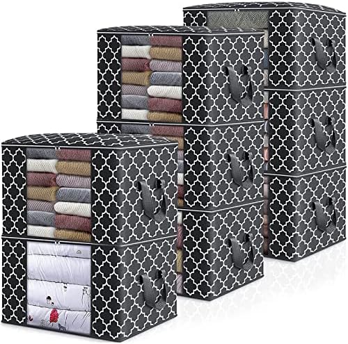 Storage Bags 100L 8 Pack Clothes Organization and Storage Containers by WiseLife