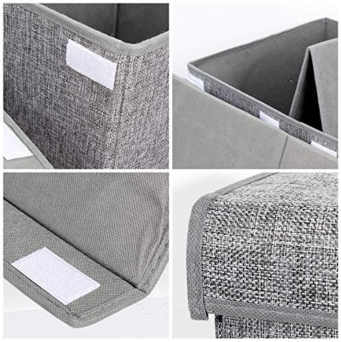 Large Toy Box Storage with Lid, Collapsible Sturdy Toy Chest Storage Bin - Image 6