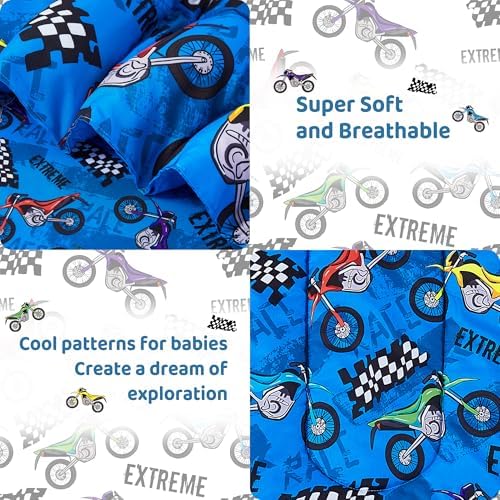 lasoftan Toddler Bedding Set, Toddler Bed Comforter Sets - Image 2