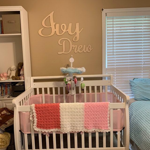 Custom Wooden baby name sign personalized nursery wall decor - Image 6