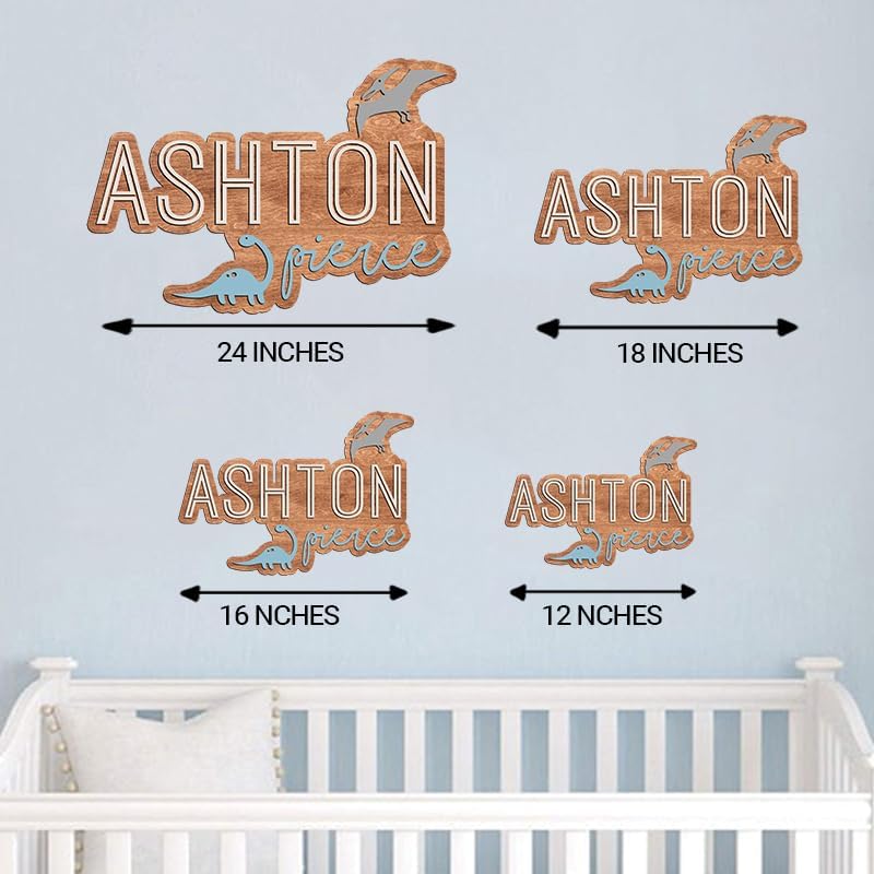 Personalized Wooden baby name sign - Image 5