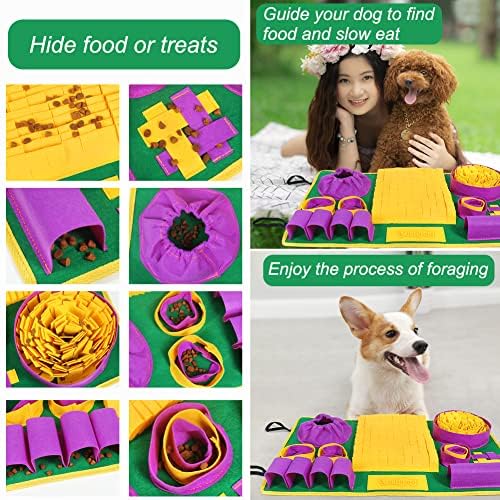Vivifying Snuffle Mat for Dogs, Interactive Dog Puzzle Toys for Boredom and - Image 5