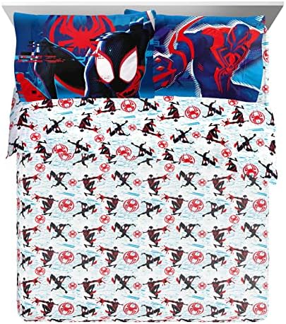 Marvel Spiderman Queen Comforter Set 7 Piece Kids Bedding - Image 3