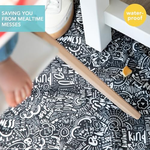 Bumkins Baby Splat Mat for Under High Chair, Babies Toddlers Eating Mess Mat - Image 2