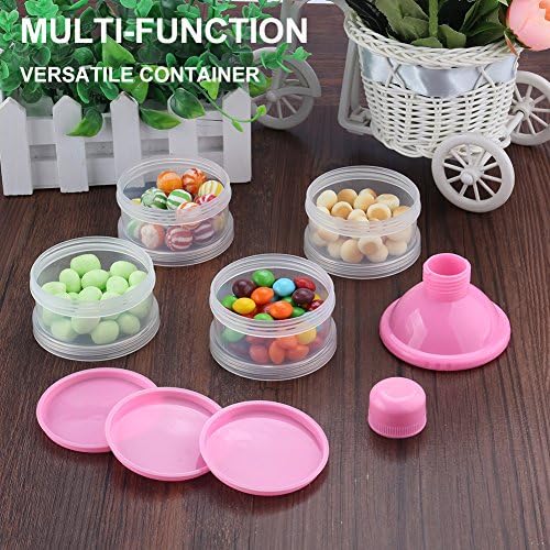 Accmor Formula Dispenser On The Go, 4 Compartments Stackable Formula Container - Image 3