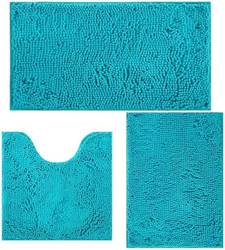 Bathroom Rugs Sets 3 Piece Non Slip, Bath Rugs by Flotstiga