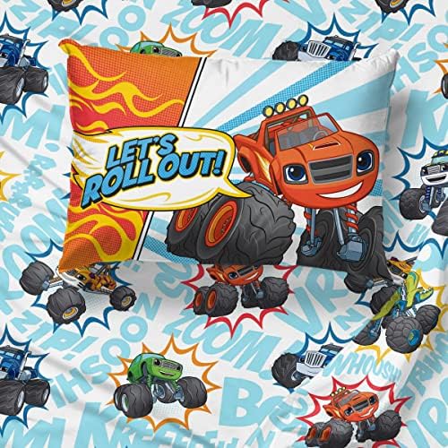Jay Franco Blaze and the Monster Machines Off to The Races 4 Piece Toddler Size - Image 5