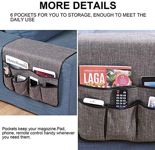 Sofa Armrest Organizer Non-Slip Remote Control Holders - Image 2